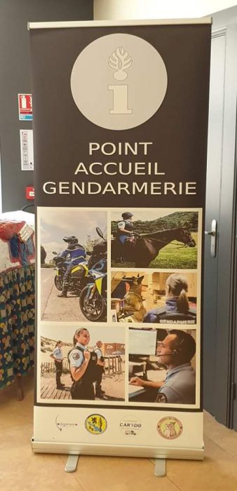 Inauguration point accueil gendarmerie